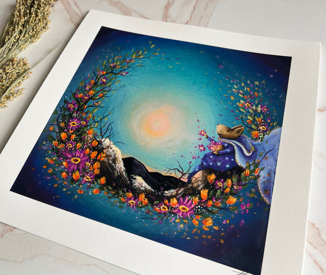 "Coming of Spring" print