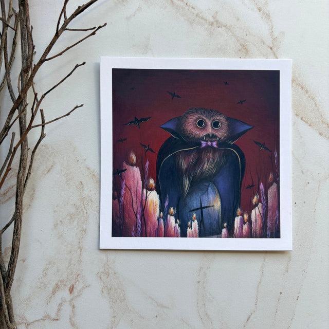 "Dracu-whet" mini print
