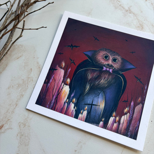 "Dracu-whet" mini print