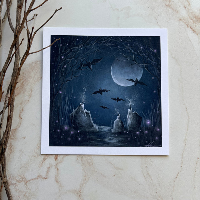 "Graveyard" mini print