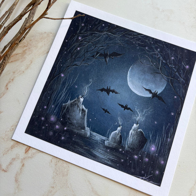"Graveyard" mini print