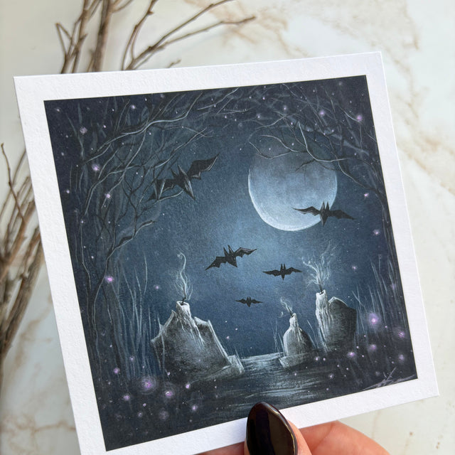 "Graveyard" mini print