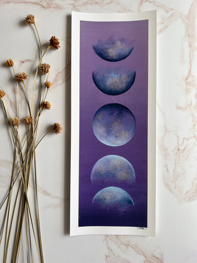 Moon phase prints