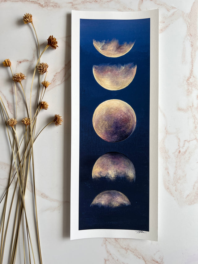 Moon phase prints