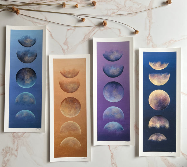 Moon phase prints