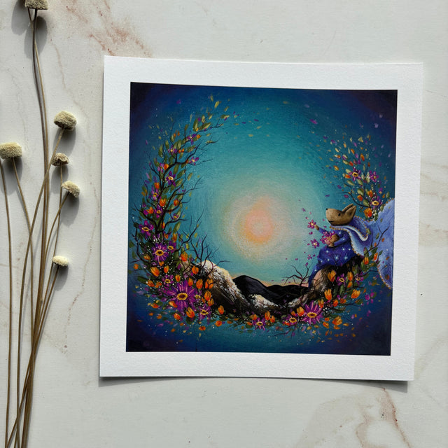 "Coming of Spring", 6x6" print