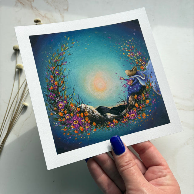 "Coming of Spring", 6x6" print