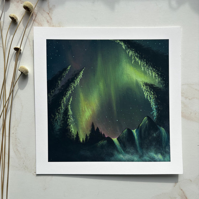 "Boreal Forest", 6x6" print
