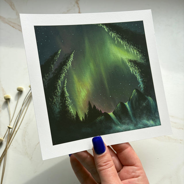 "Boreal Forest", 6x6" print