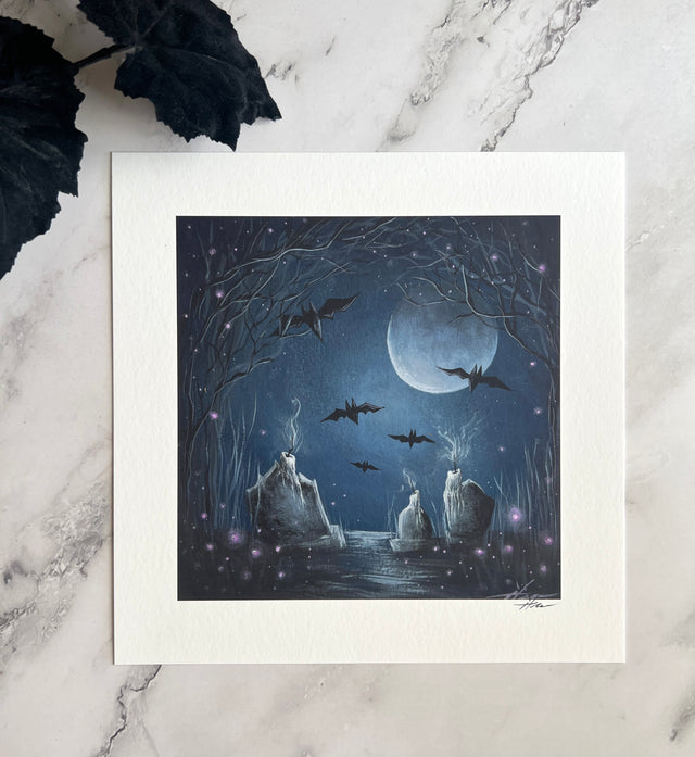 "Graveyard" print