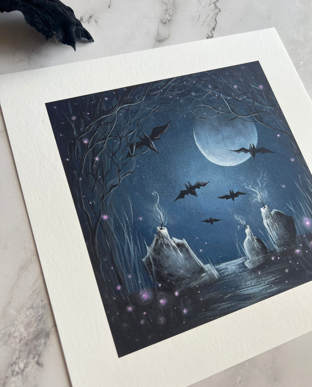 "Graveyard" print