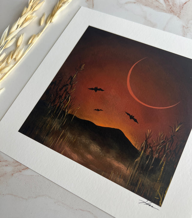 "Dusk" print