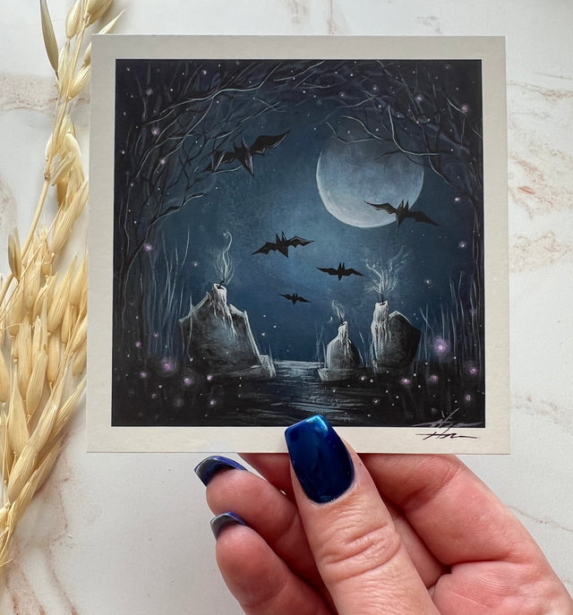 "Graveyard" mini print