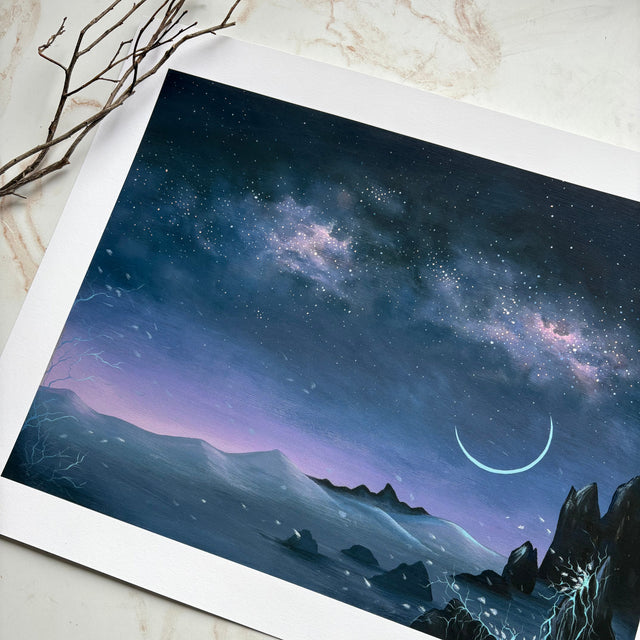 "Milky Tundra", print