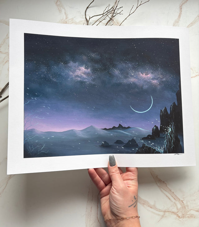 "Milky Tundra", print