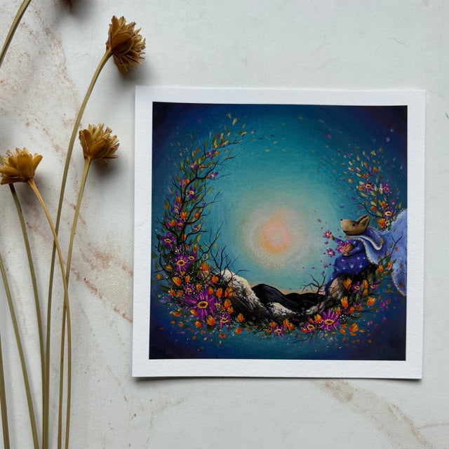 "Coming of Spring", mini print