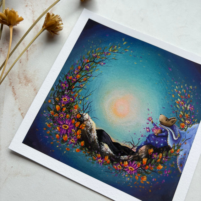 "Coming of Spring", mini print