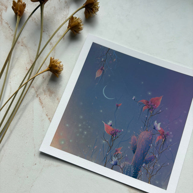 "Glimmer" mini print