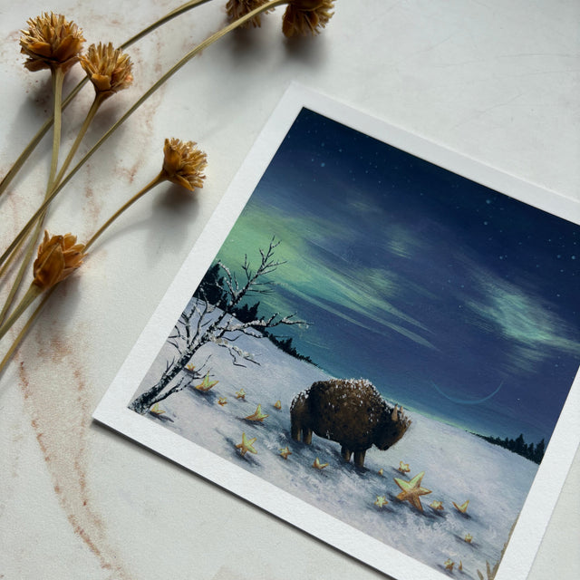 "Northpole" mini print