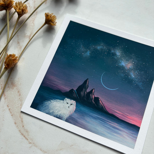 "Nordic Twilight", mini print