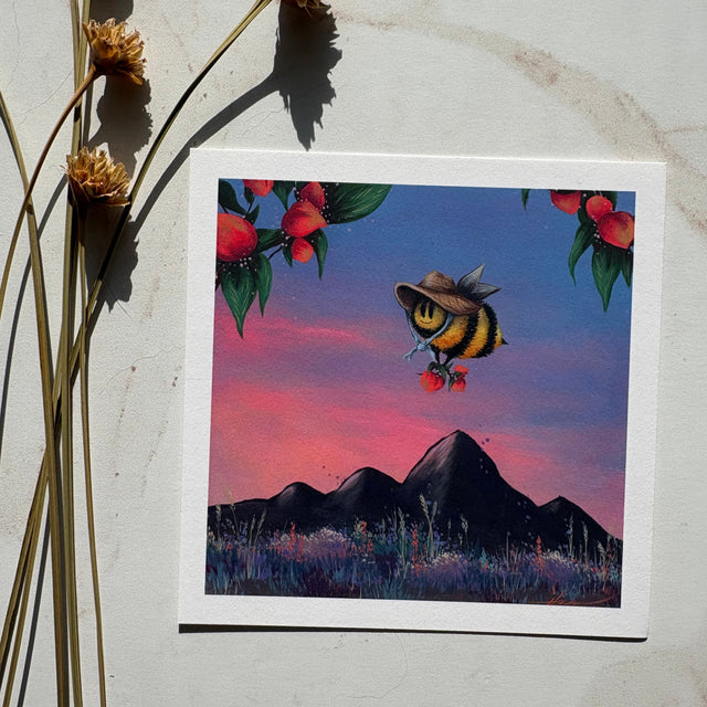 "The Peachkeeper", mini print