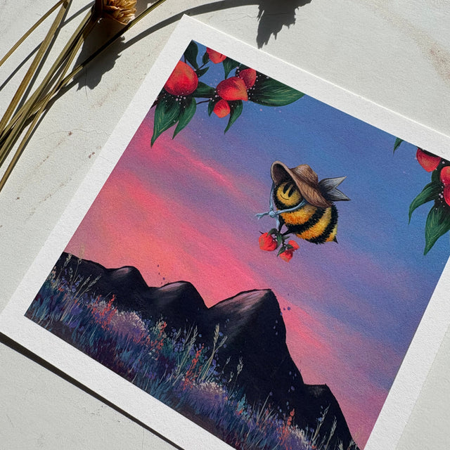 "The Peachkeeper", mini print