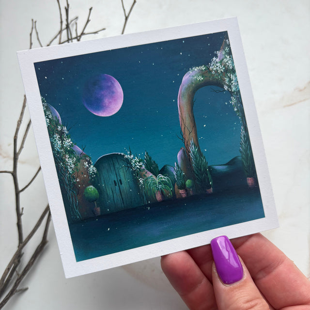 "Jasmine Moon", mini print