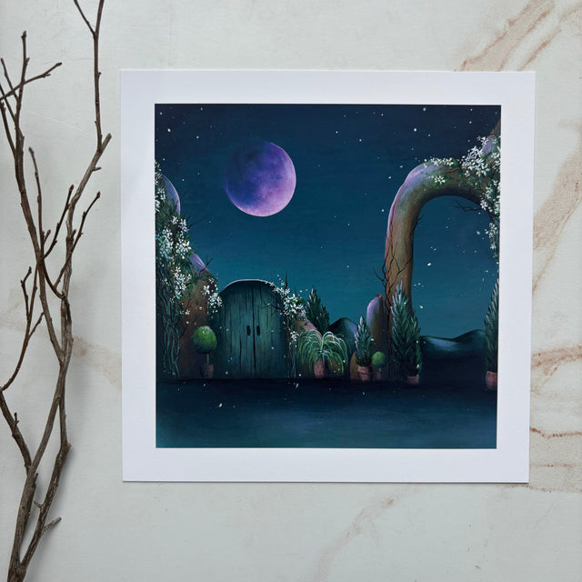 "Jasmine Moon", print
