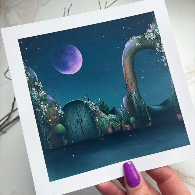 "Jasmine Moon", print