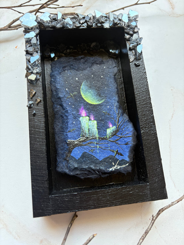 "Neon Moon", mini diorama