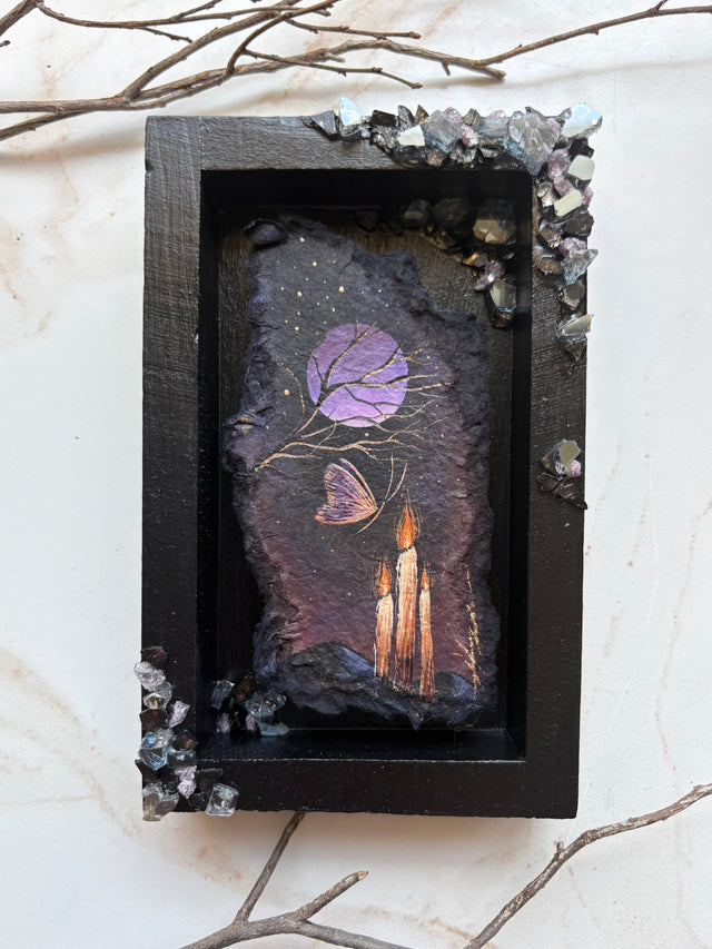 "Purple Moon", mini diorama