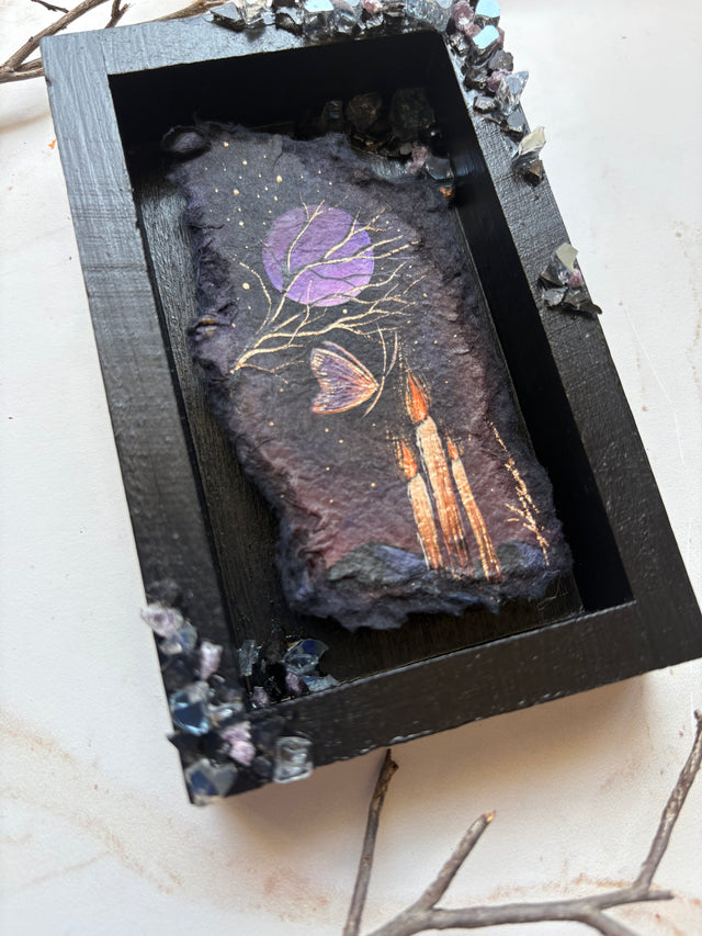 "Purple Moon", mini diorama