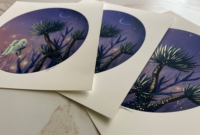 "Yuccas", print
