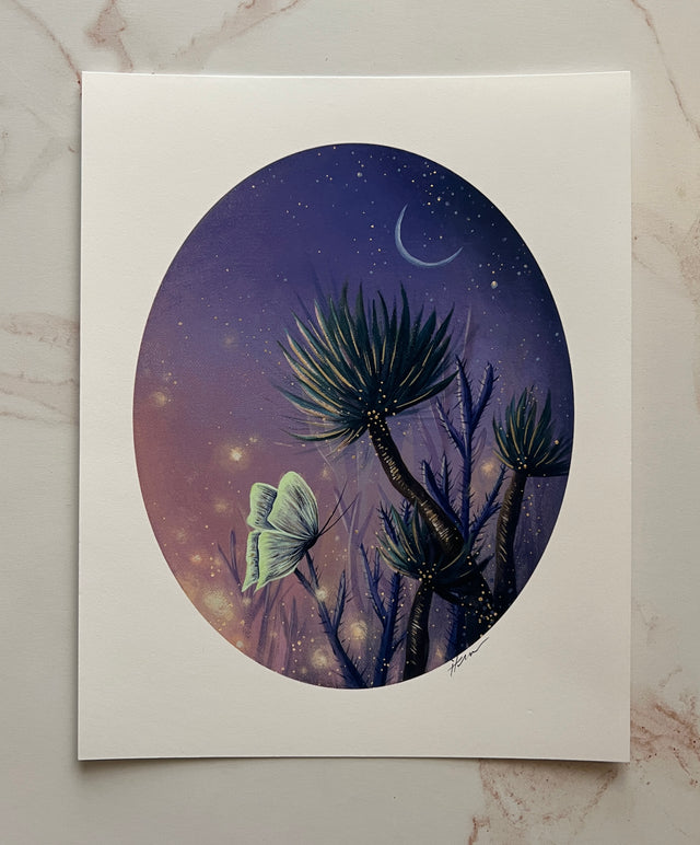 "Yuccas", print
