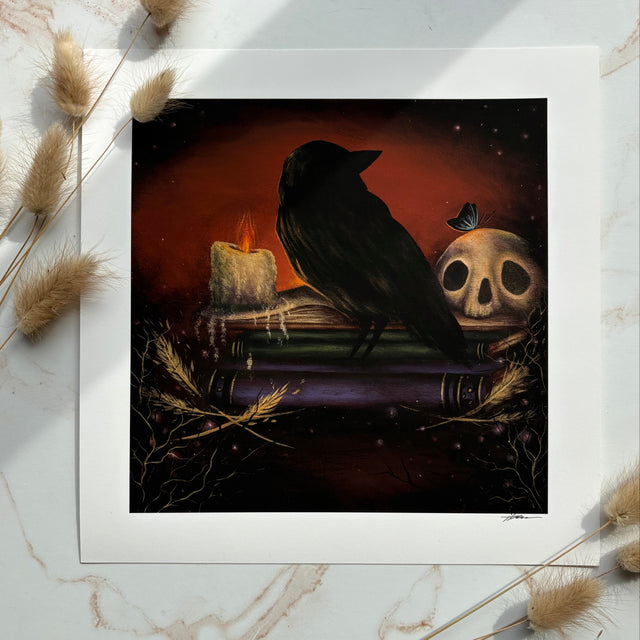 "The Raven's Spell", print