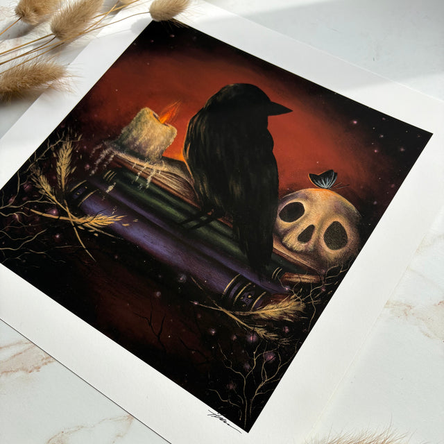 "The Raven's Spell", print