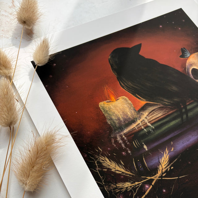 "The Raven's Spell", print