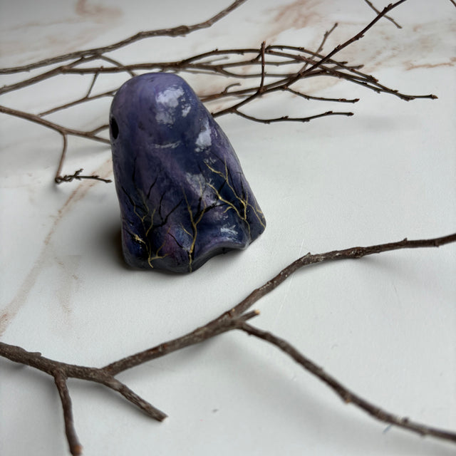 Clay Ghostie, smoky purple