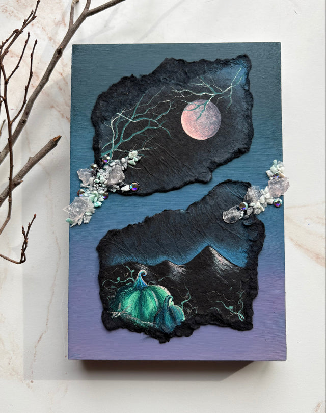 "Moonlit Pumpkins"
