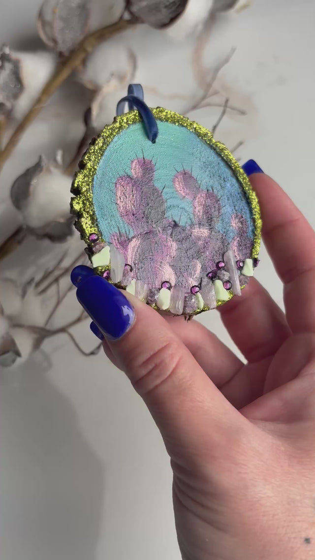 "Maroon Prickly Pears"