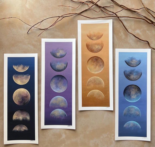 Moon phase prints