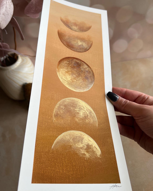 Moon phase prints