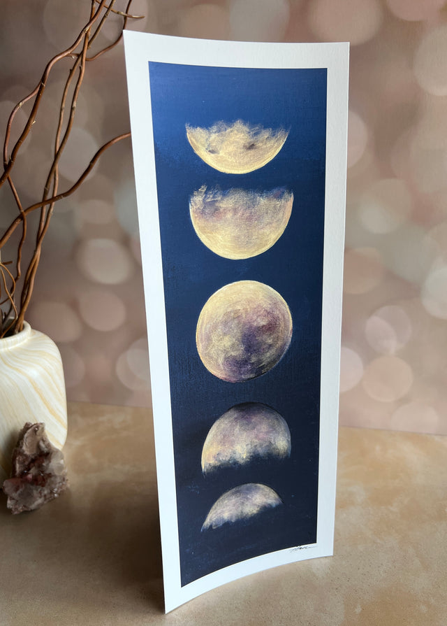 Moon phase prints