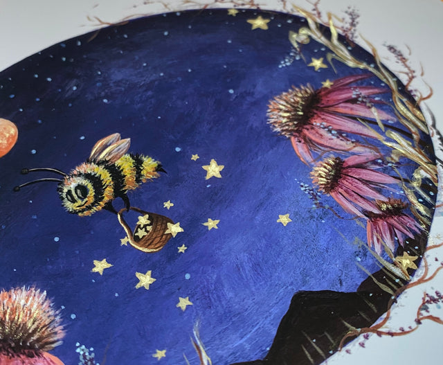 "The Bee and a Basket of Stars"